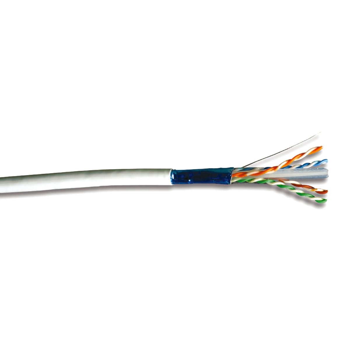 ACTASSI CAT.6 4P F/UTP Cable 305m white, LSZH