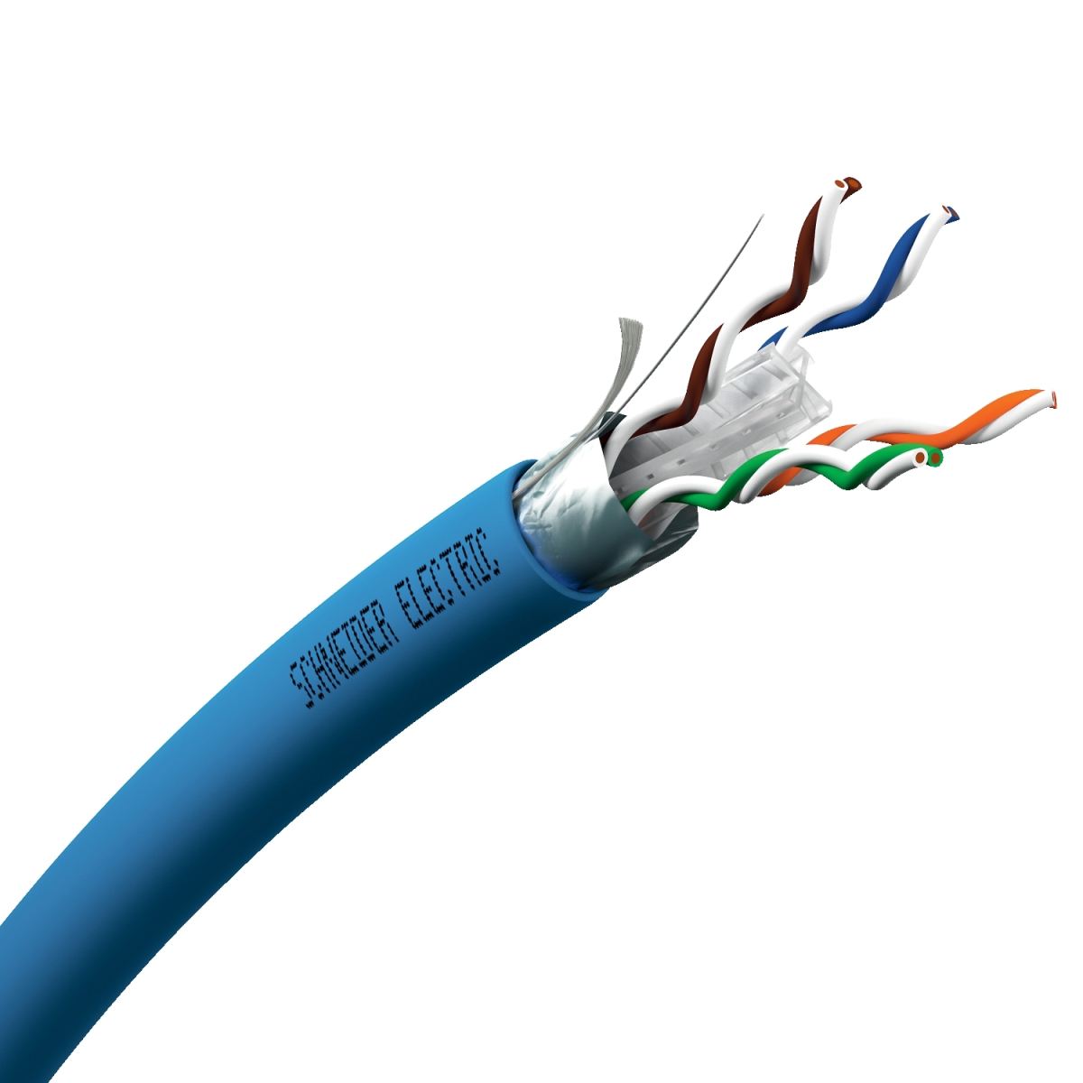 ACTASSI CAT.6A F/UTP Cable 305m Blue, CM